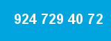 924 729 40 72 924 729 40 72